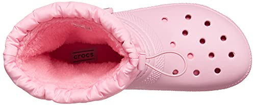 Crocs Bota clásica con Forro Neo Puff, Botas para Nieve Unisex Adulto,  Ballerina Pink, 39/40 EU