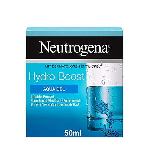 Incomparable Todos nacionalismo Neutrogena Crema facial Hydro Boost Gel Aqua hialurónico sin aceite, para  piel normal y mixta, 50 ml. Embalaje Deteriorado
