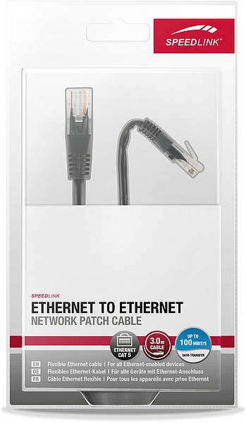 Speedlink Ethernet-to-Ethernet Network Cat5 Patch