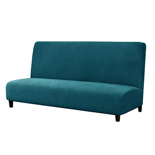 Subrtex Funda Sofa Cama sin Brazos Clic Clac Elastica Fundas de Sofa