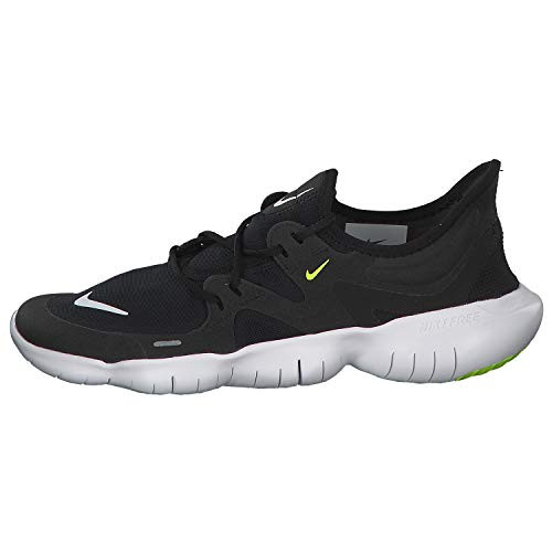 Nike Free RN 5.0, Zapatillas de Correr Hombre, Negro (Black/White/Anthracite/Volt 003), 41 EU Embalaje