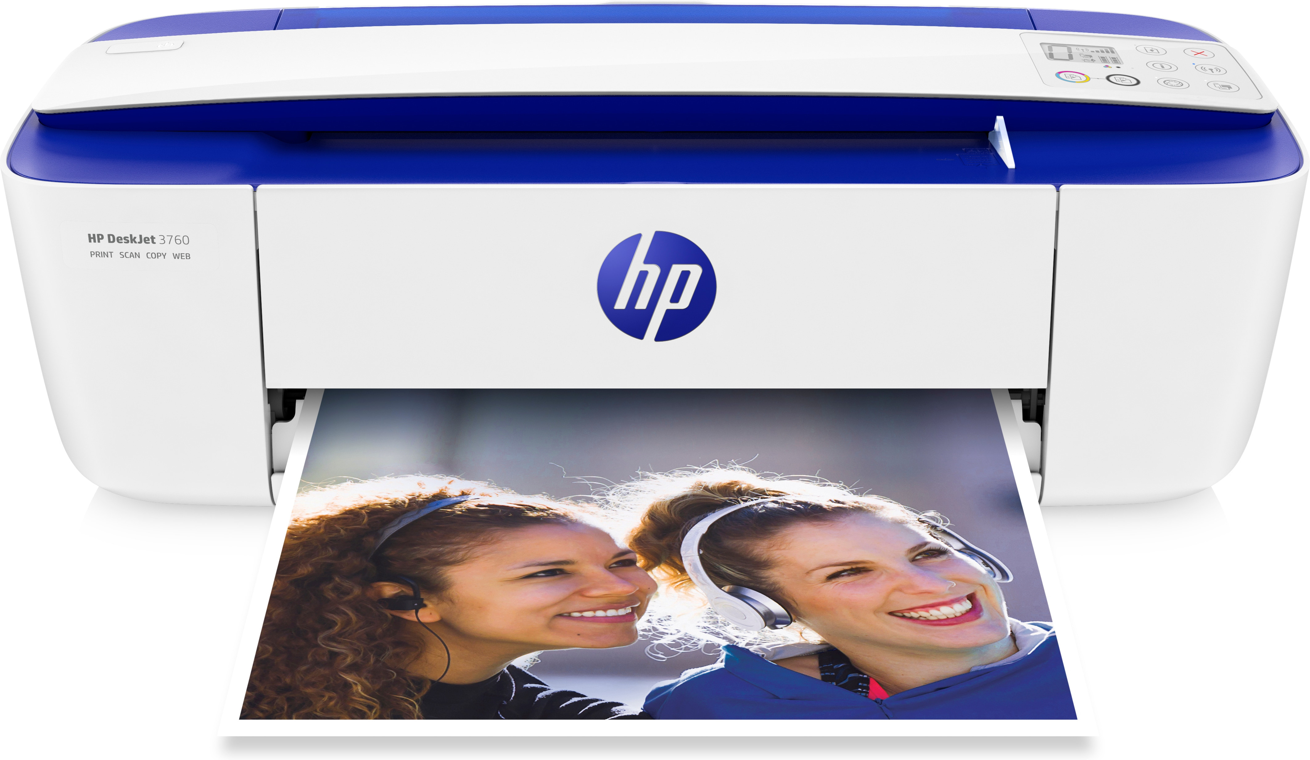 HP DeskJet 3760 Multifunción/Inyección/Escáner/WiFi (Sin Cartuchos) Reacondicionado