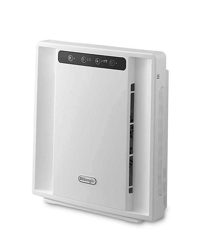 De'Longhi AC75 Purificador de Aire, 3 Estados de filtración, 25 m², 40 Decibeles, 3 Velocidades, Blanco