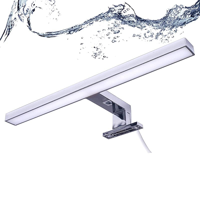 BarcelonaLED Aplique de Espejo Lámpara de Baño LED para Maquillaje Armario Mueble 5W 30cm IP44 Luz Blanco Neutro 4000K 325LM