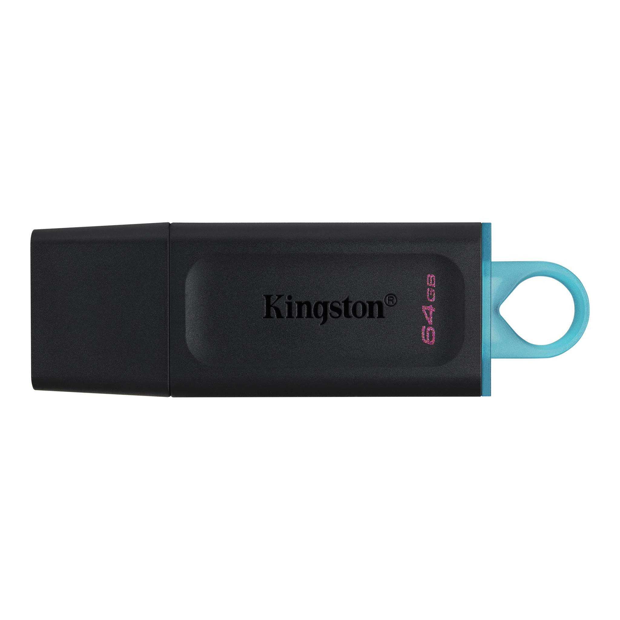 Kingston Technology DataTraveler Exodia unidad flash USB 64 GB USB tipo A 3.2 Gen 1 (3.1 Gen 1) Negro Caja Abierta