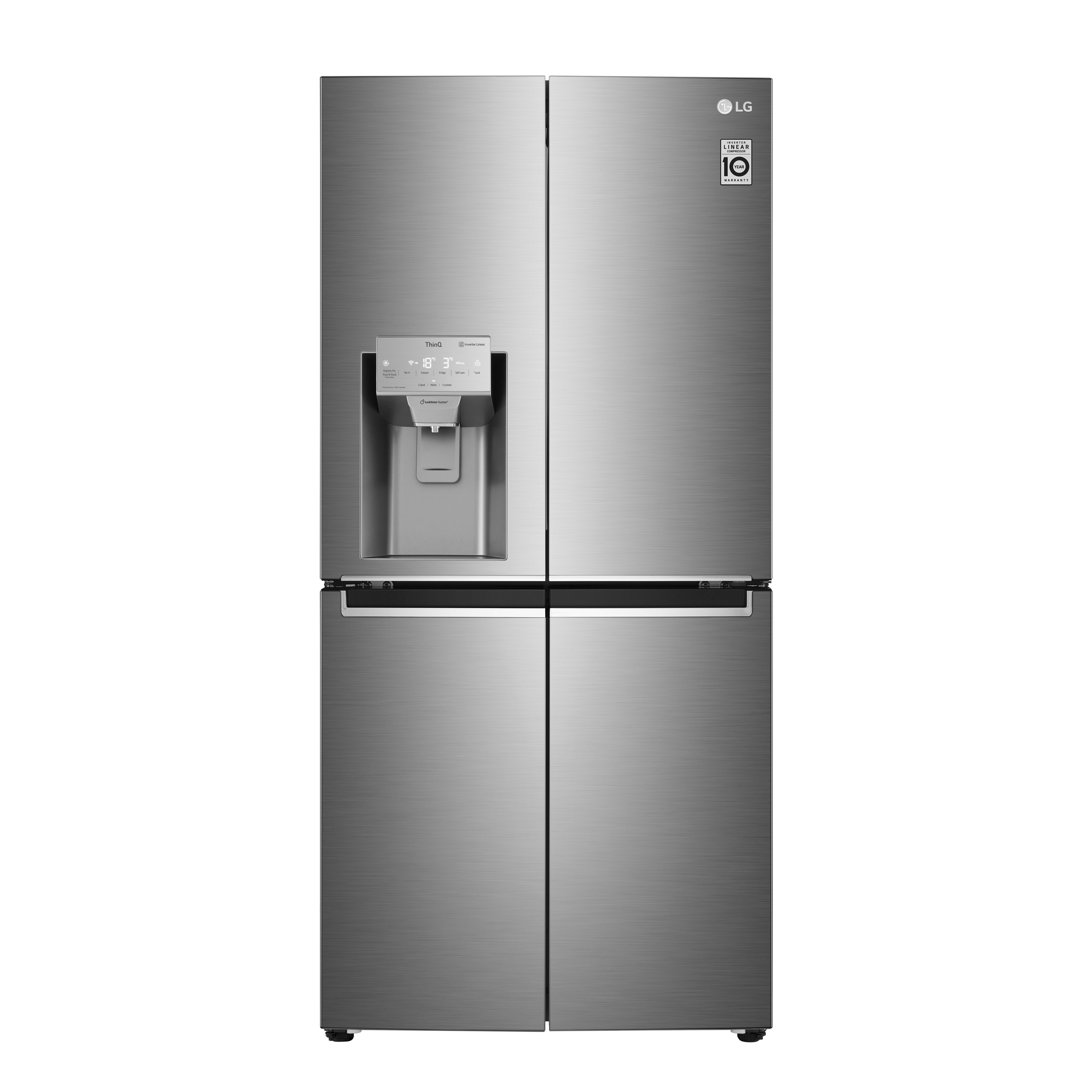 LG GML844PZ6F 179cm/F/506L/Total No Frost/Plata Nevera Side By Side Reacondicionado