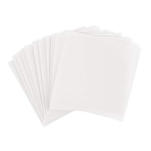 Papel Transparente 100 hojas cuadrado calidad premium 110 gm² plegable ideal para manualidades con estrellas blanco 15 x