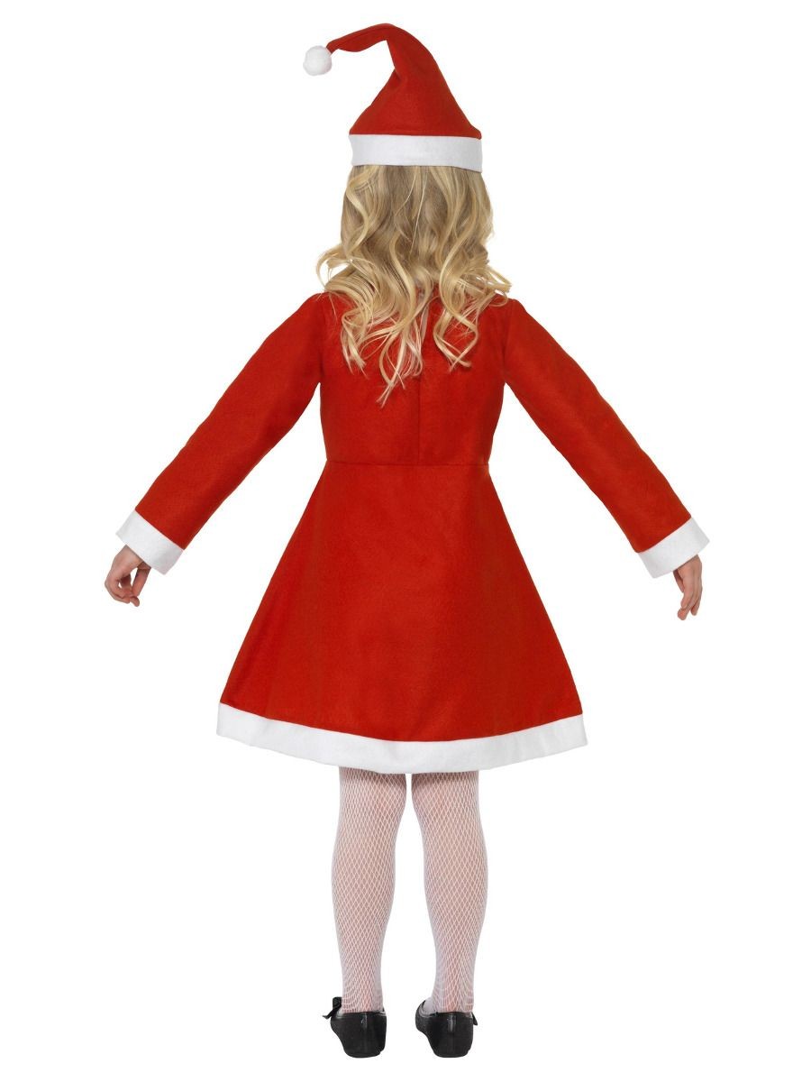 Desplazamiento Vigilante Valle Smiffy'S - Disfraz Mamá Noel con Vestido y Gorro para Niñas, Rojo, S - Edad  4-6 años