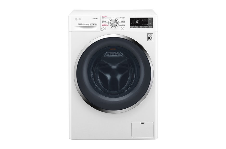 préstamo Consumir Residente LG F4J7JY2W lavadora Independiente Carga frontal Blanco 10 kg 1400 RPM A+++