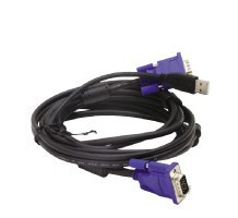 D-Link DKVM-CU Cable VGA (1.8 Metros), Negro Caja Abierta