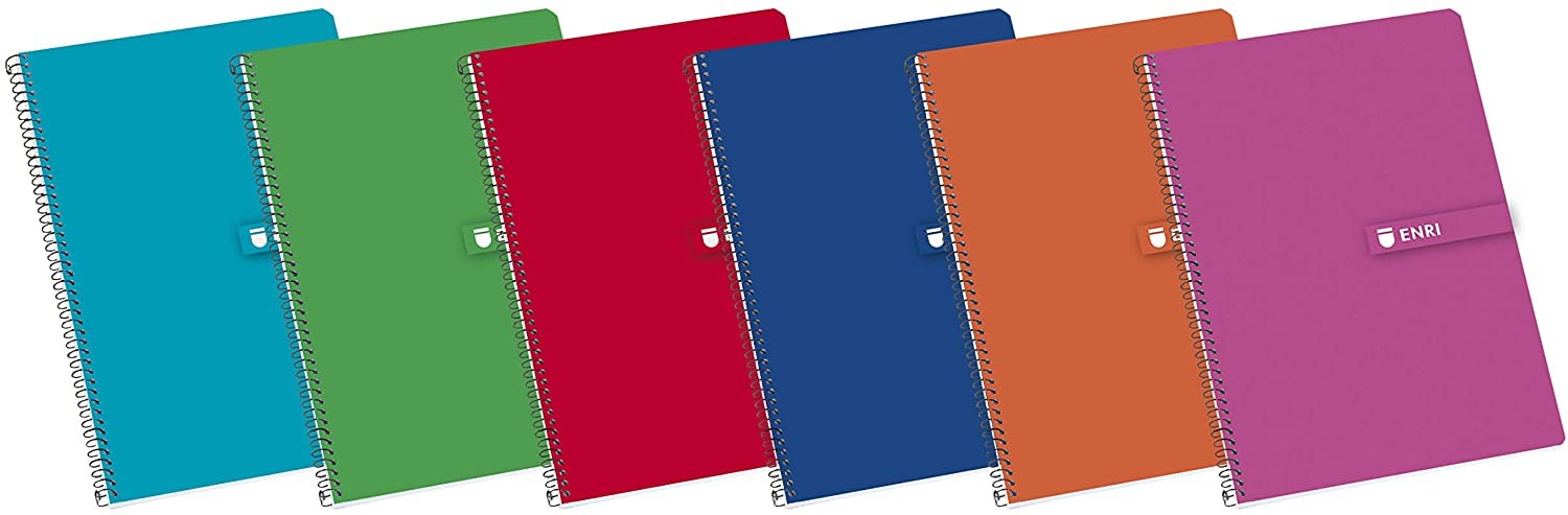 Enri 101084304 - Pack de 5 cuadernos...