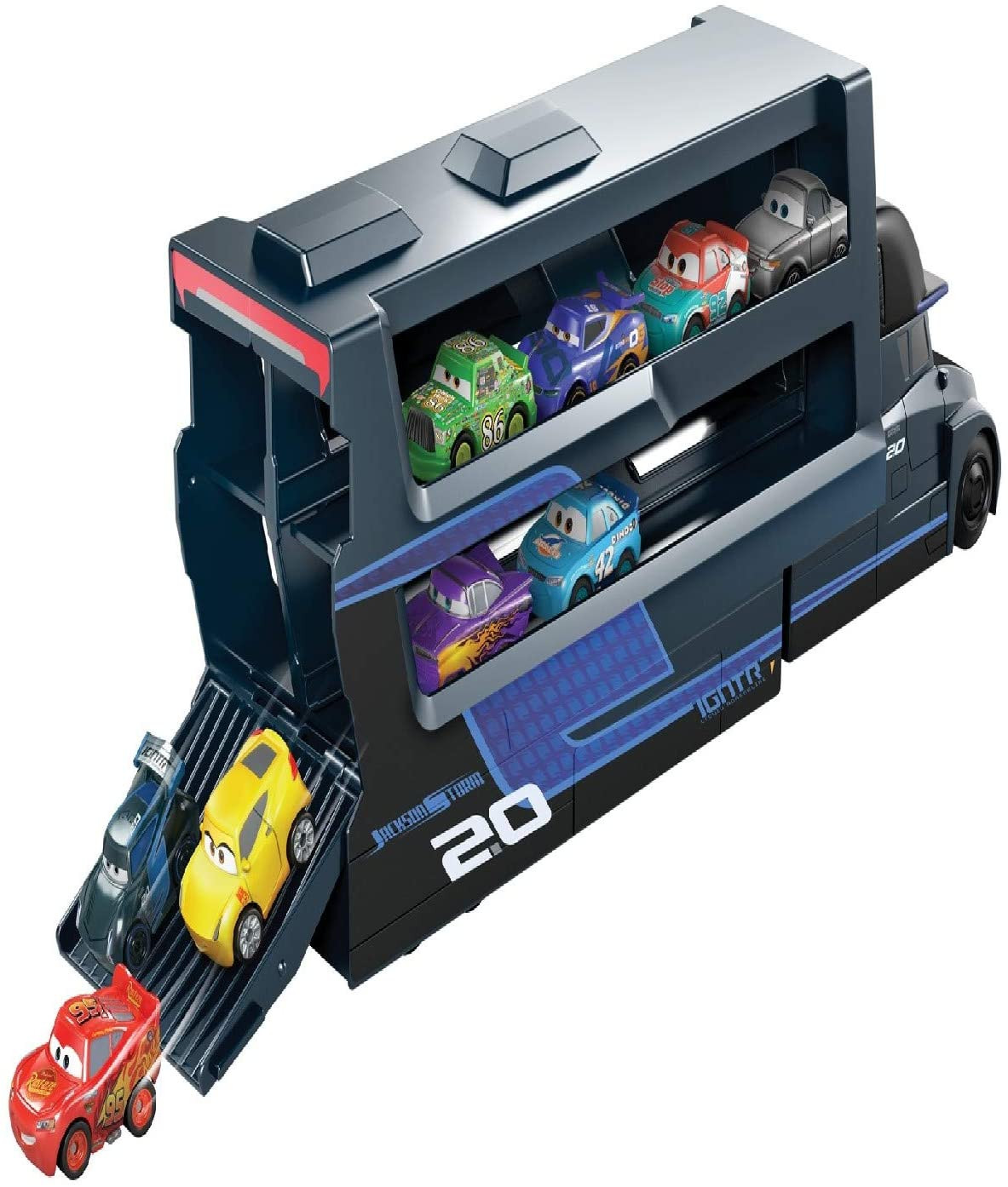 Disney Pixar Cars Gnw35 Camion Para Coches De Carreras