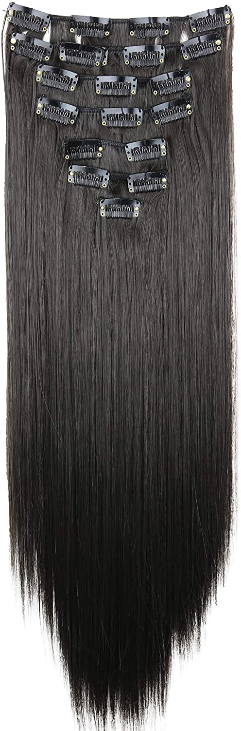 XXL Set de 8 piezas de extensiones de pelo clip