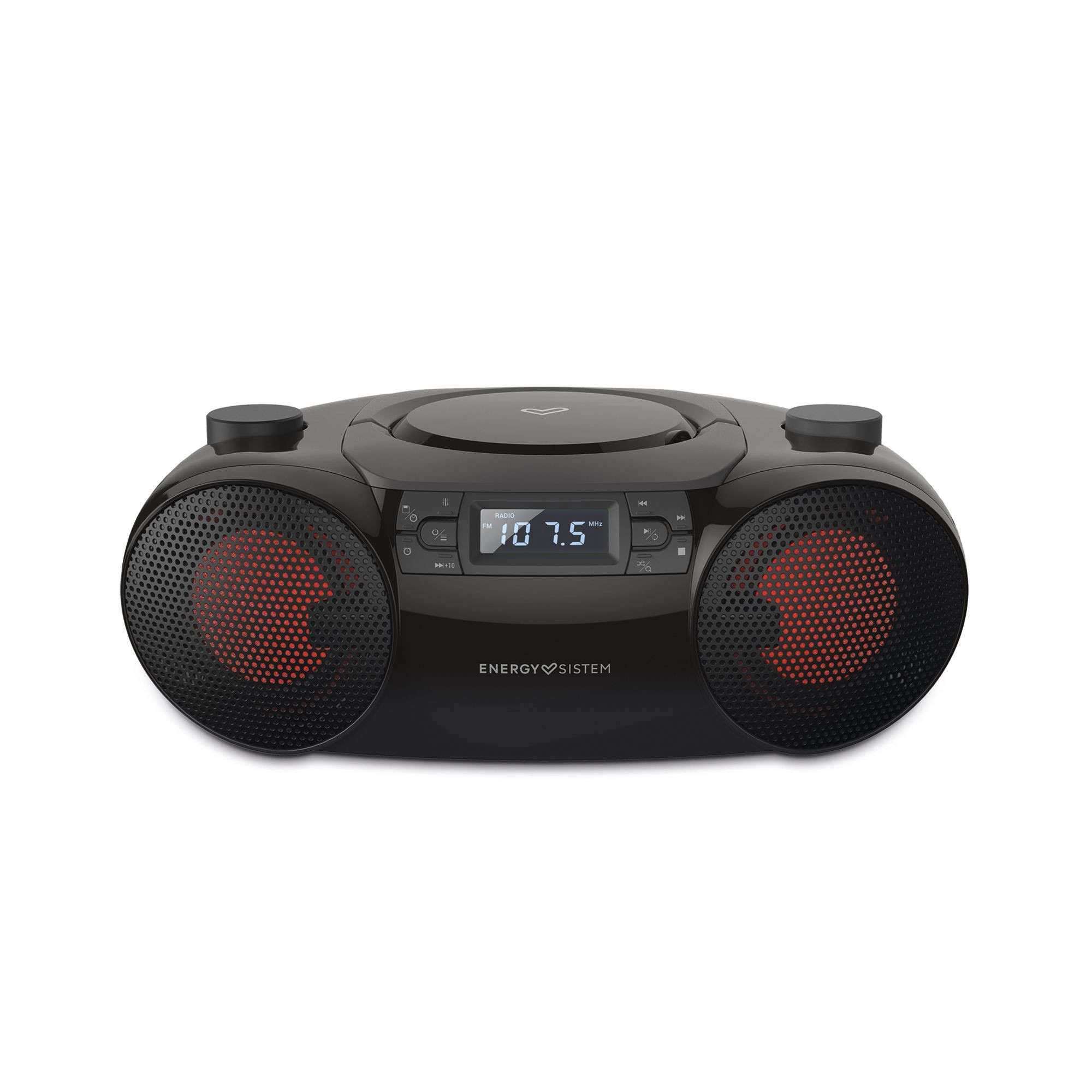 Energy Sistem Boombox 6 Bluetooth CD Player 12 W LED lights Reacondicionado