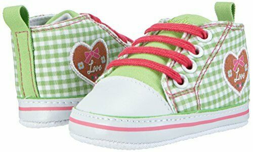 Playshoes Primeros Zapatos Patrón del Corazón Zapatillas Casual Unisex bebé 