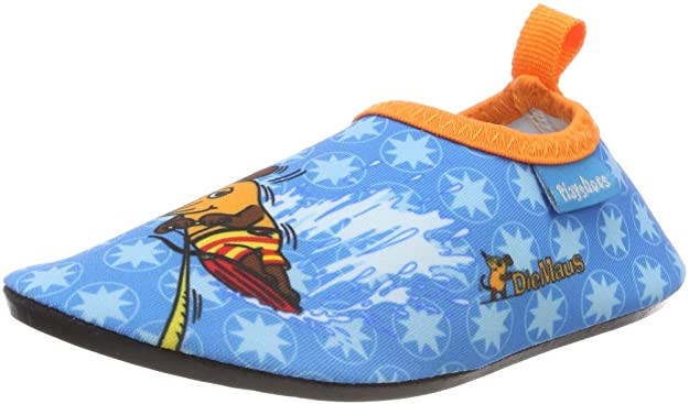 Playshoes Zapatillas de Agua con protección UV Die Maus, Zapatos para Playa Unisex Niños, Azul (Marine 11), 20/21