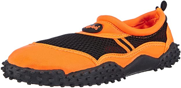Hacia fuera vestirse Alergia Playshoes Zapatillas de Playa con protección UV, Zapatos de Agua Mujer,  Naranja (Orange 39), 37 EU