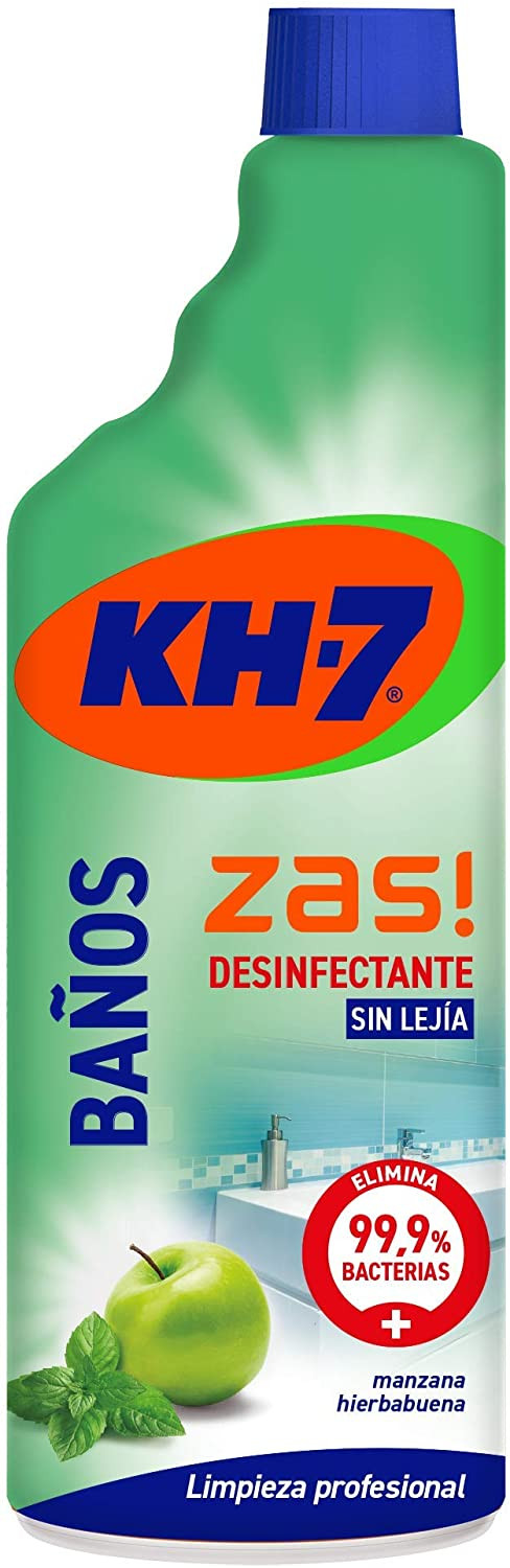 KH-7 Limpiador Baños y Desinfectante - Desinfección sin lejía - Aroma a  manzana y hierbabuena Embalaje Deteriorado