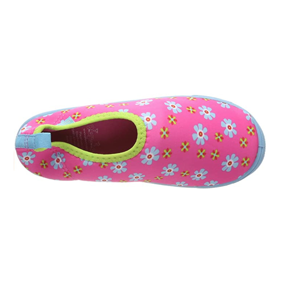 Zapatos de Agua para Niñas Playshoes Zapatillas de Playa con Protección UV Flores 