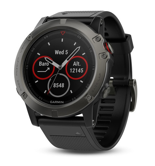 Garmin Fenix 5X Sapphire reloj deportivo Bluetooth x Pixeles Negro, Gris