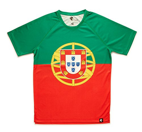 Manga Corta Camiseta Portugal Hombre Gimnasio #APortuguesa Running