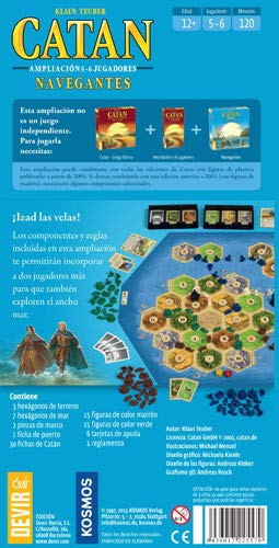 Catan Navegantes Exp 5 6 Jugadores Embalaje Deteriorado