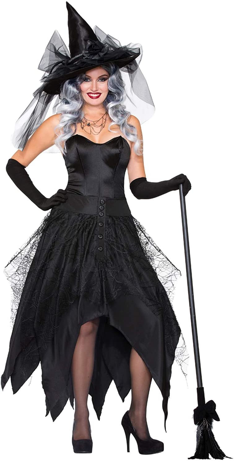 bombilla Vulgaridad A veces XINSH Disfraz Halloween Bruja Mujer Costume Cosplay Adulto para Carnaval  Navidad Fiesta M