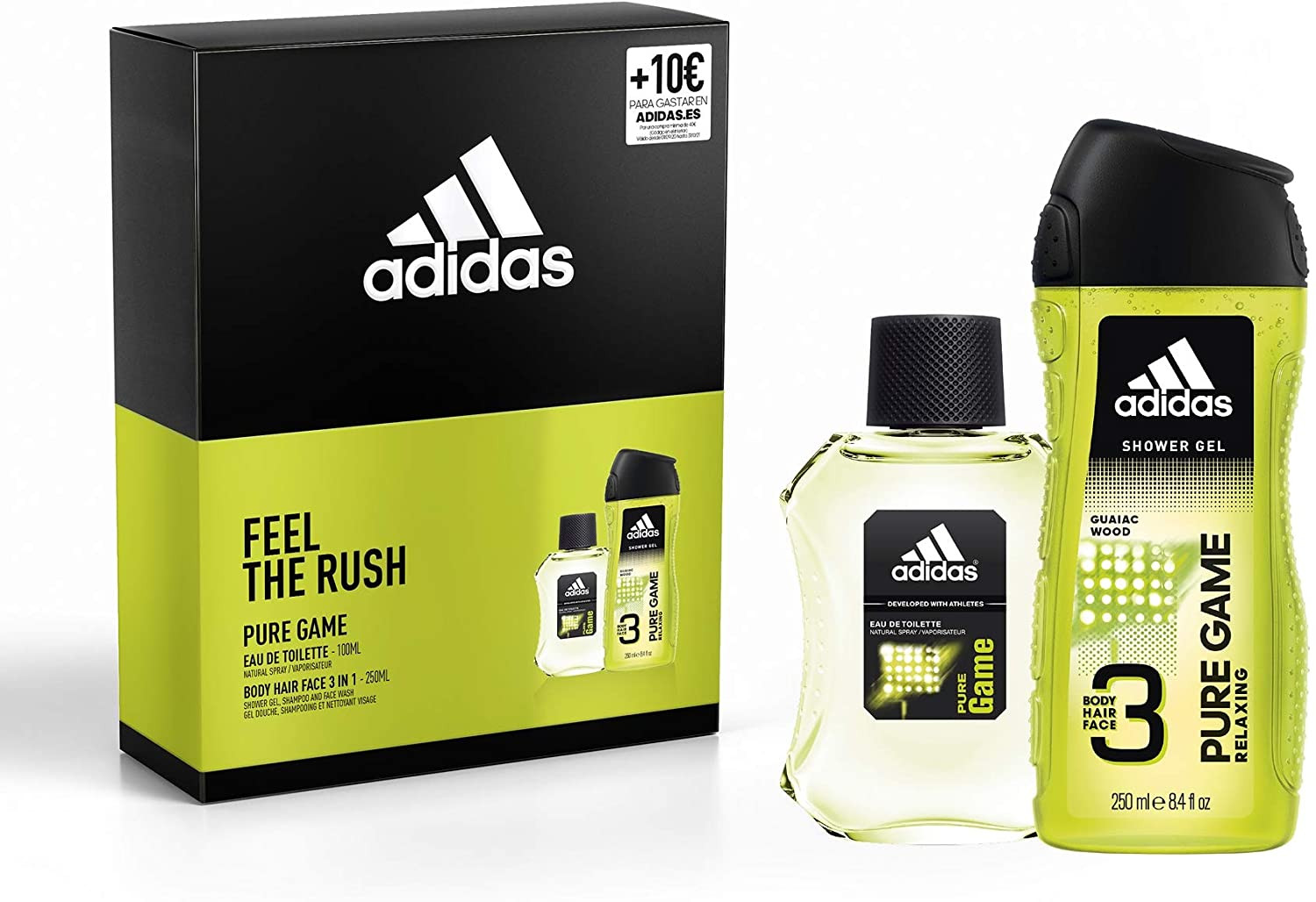 Adidas Ice Dive Masculino contiene: Eau de Toilette 100ml, Ice Shower Gel 250ml