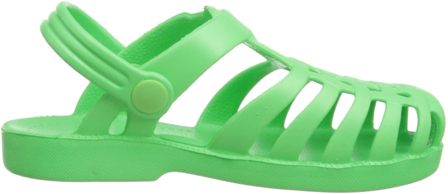 Semicírculo cadena Latón Playshoes Sandalias de Playa, Zapatos de Agua Unisex Niños, Verde (Gruen  29), 24/25 EU