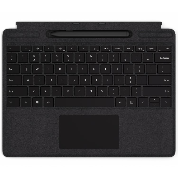 Microsoft Surface Pro X Signature Negro QWERTY Español (Marcas de Uso) Reacondicionado