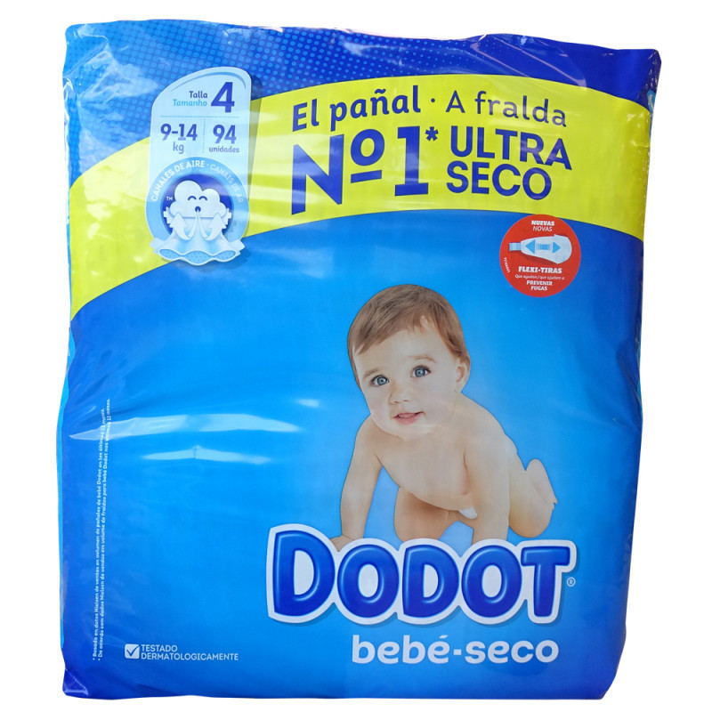 usuario comentarista espacio Dodot Bebé-Seco pañales de 9 a 14 kg talla 4 Pack x2