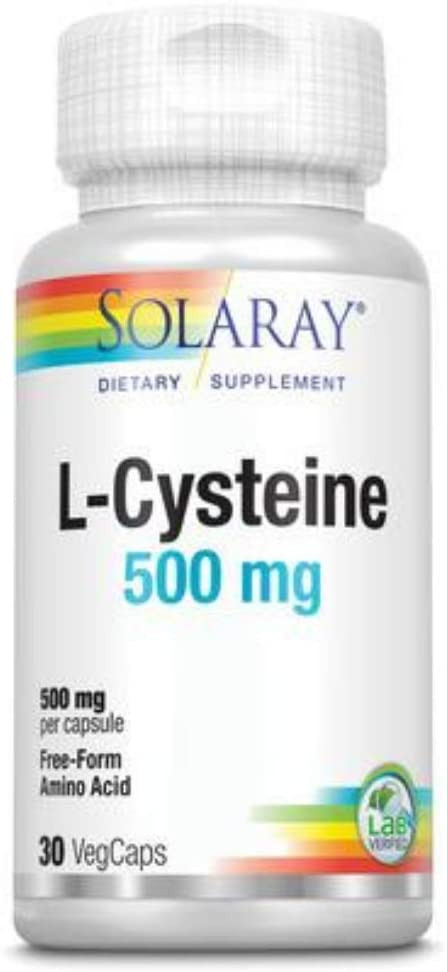 Solaray L-Cysteine 500mg,...