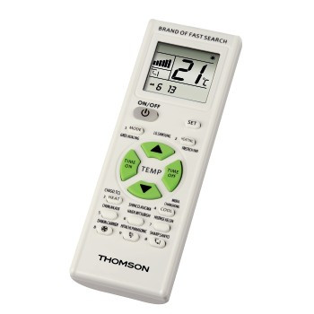 Thomson ROC1205 Mando a Distancia Universal para Aires Acondicionados, Color Blanco Reacondicionado