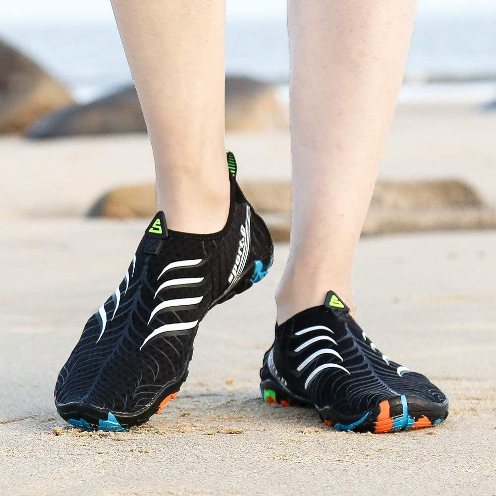 Hombre Zapatos de Agua Mujer Escarpines Surf Antideslizante Secado Rápido Natación Playa Zapatillas