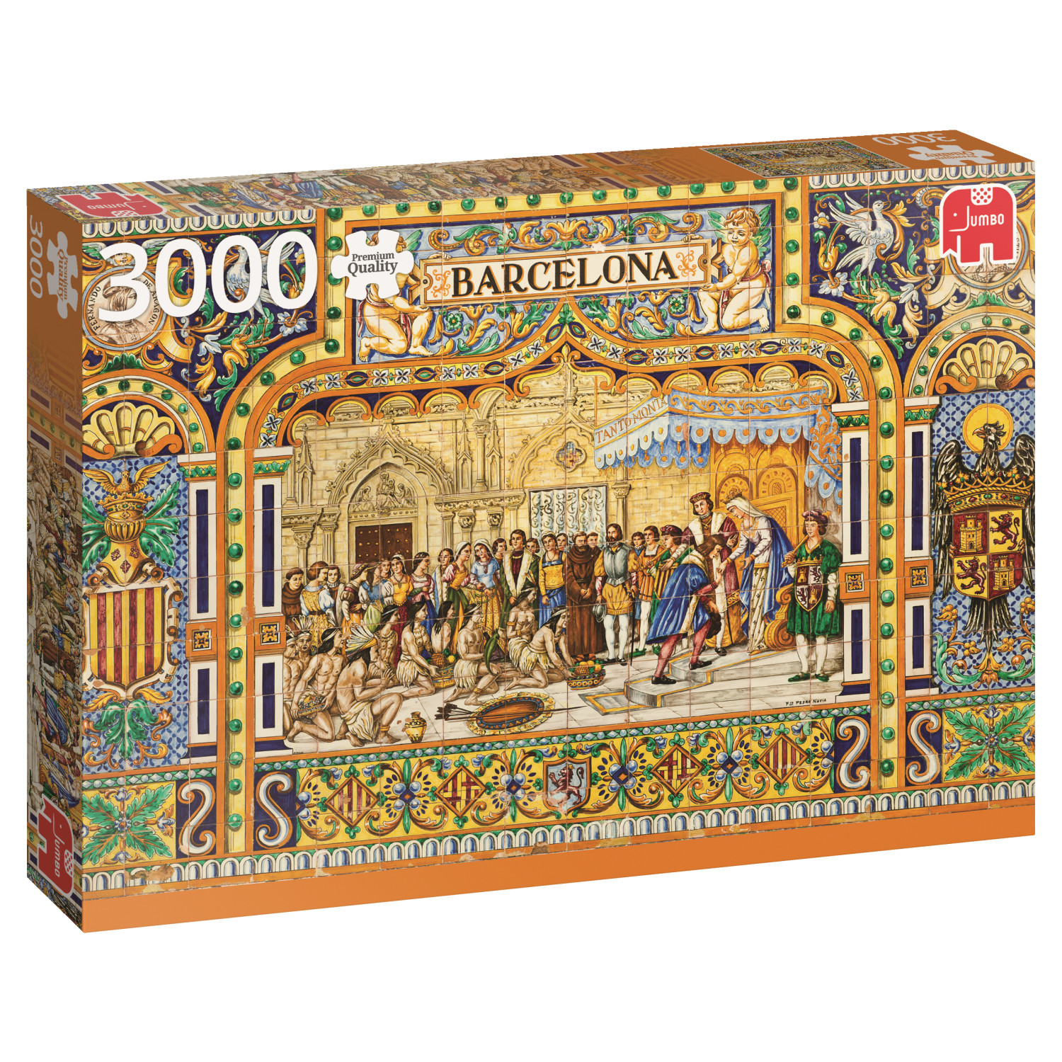 Jumbo 18590 Azulejos de Barcelona 3000 Piezas