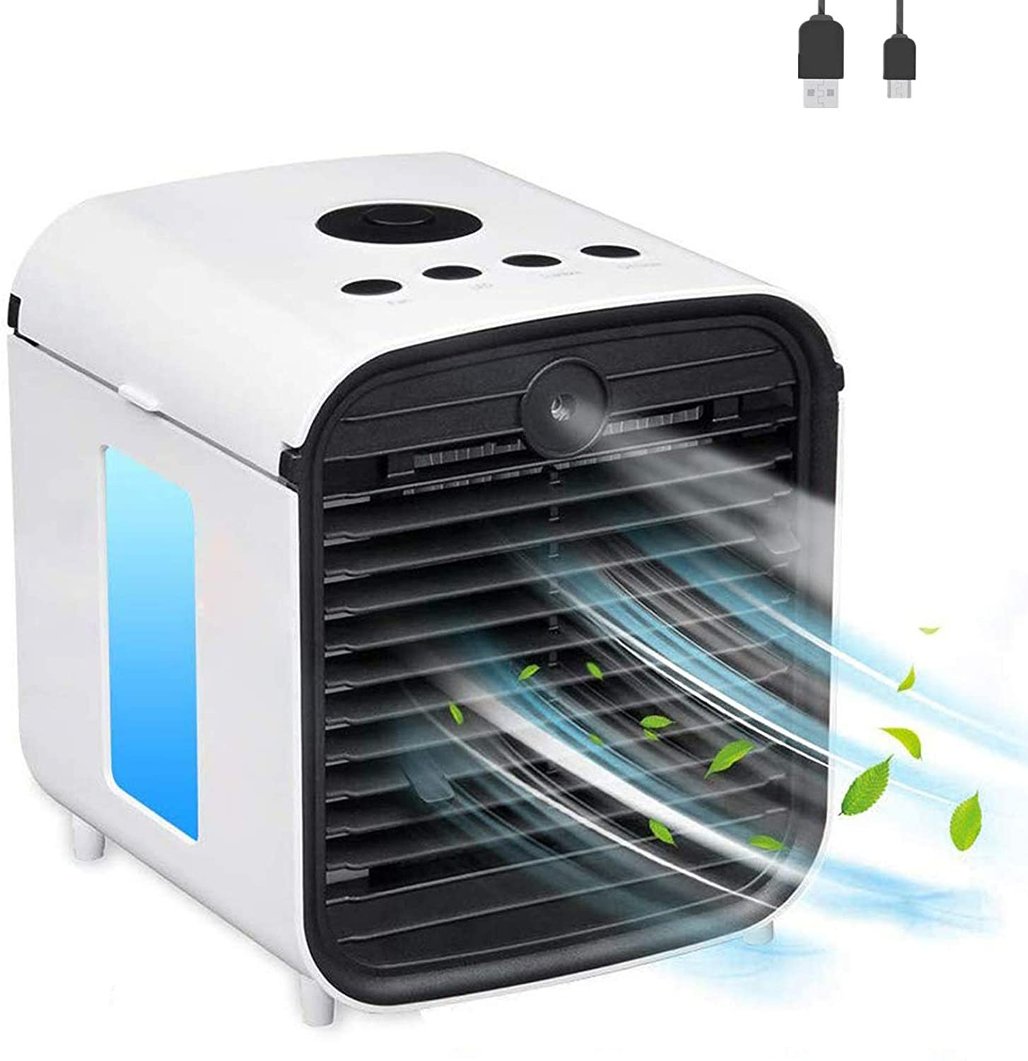 Acondicionado Portátil,Mini Enfriador de Aire Mini purificador de aire 