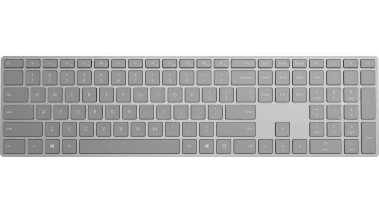 Microsoft Surface Keyboard teclado RF Wireless + Bluetooth Gris Embalaje Generico