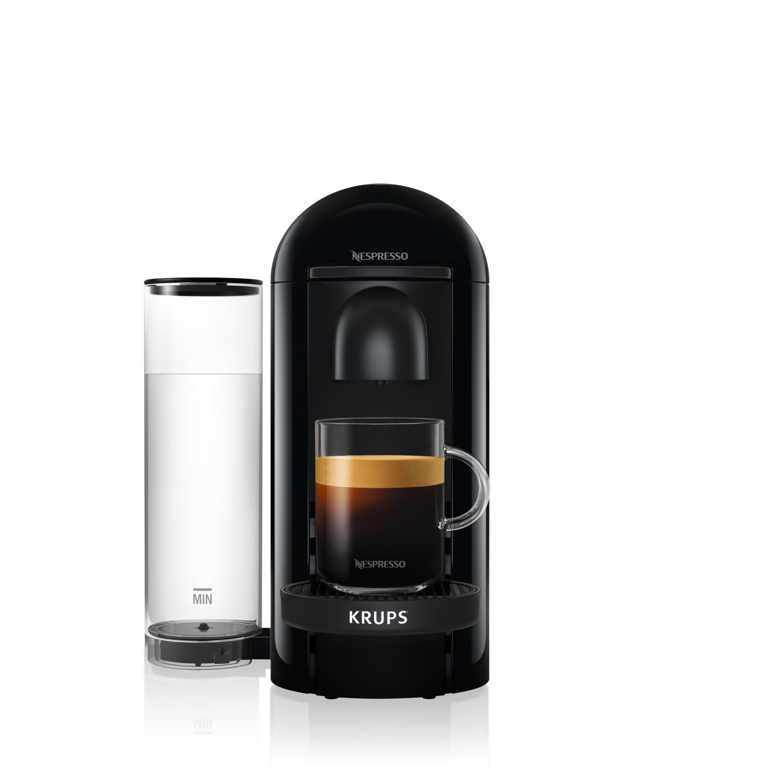 Nespresso Vertuo XN9038 - Cafetera expreso de Krups, cápsulas Vertuo System, color negro Embalaje Generico