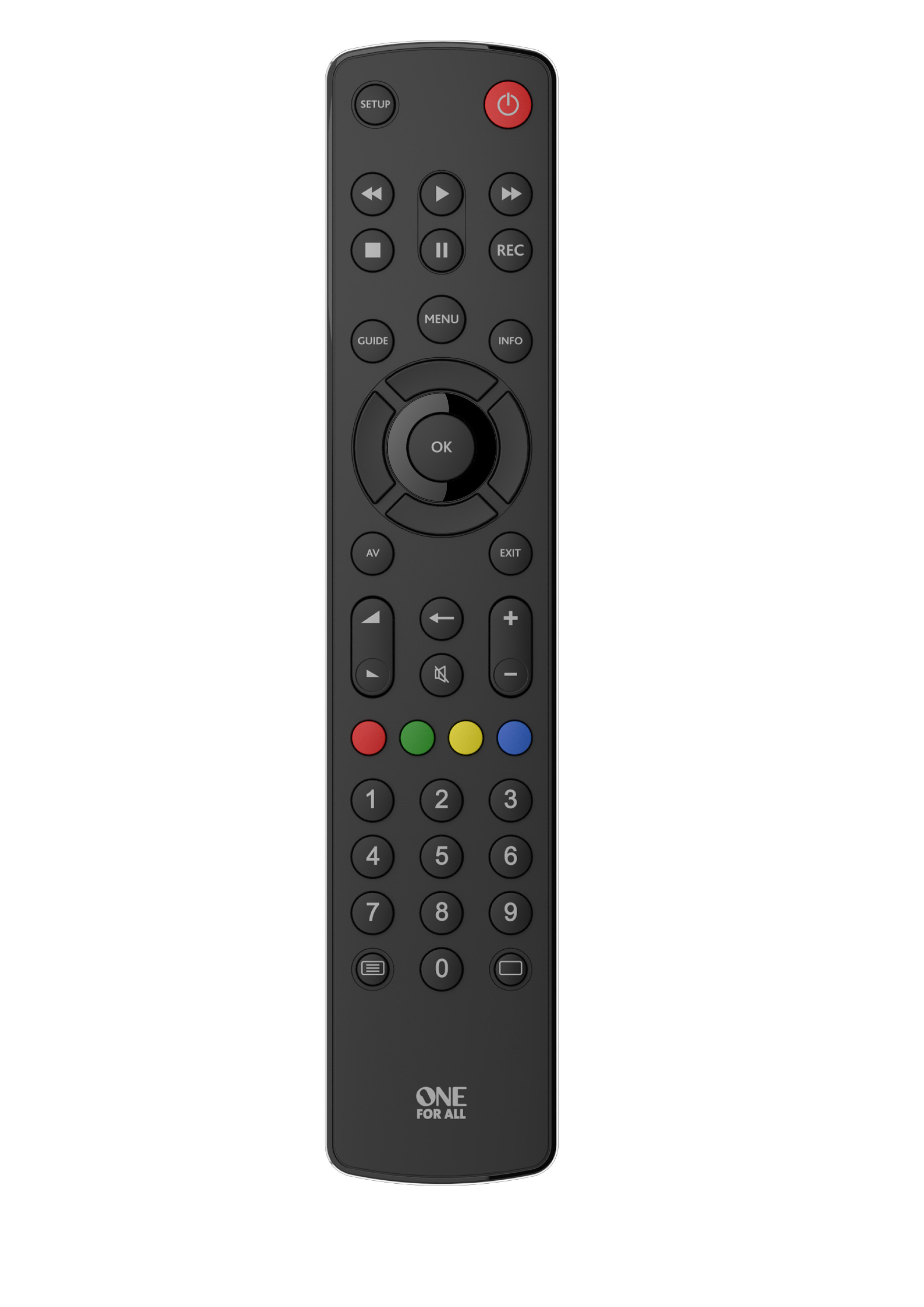 One For All URC1210 - Control remoto universal para todo tipo de TVs, Negro Reacondicionado