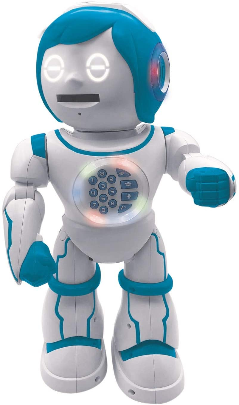 Lexibook- Powerman Kid - Robot Educativo y bilingüe alemán/inglés