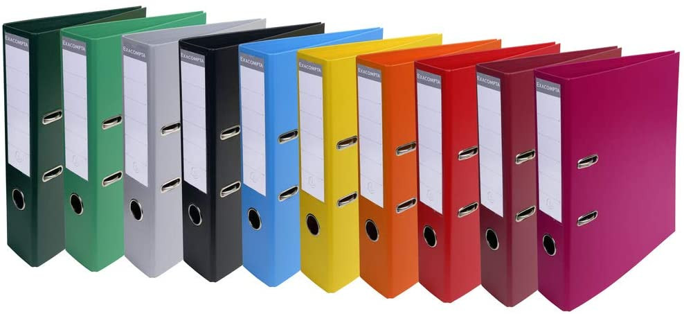 Exacompta 89928E Conventional file folder, Caja de cartón, Amarillo, A4, 250 mm, 330 mm Carpeta 