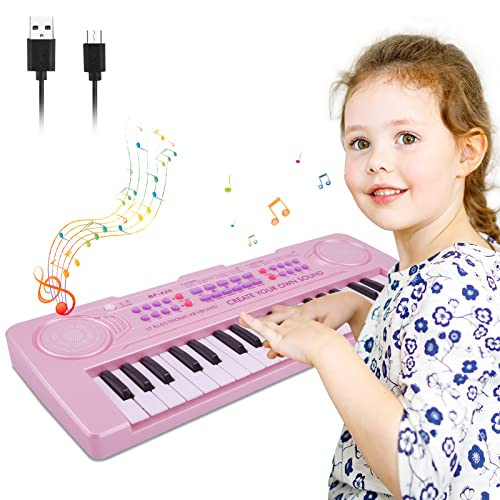 Manta Musical Bateria y Teclado Conexion MP3 CD Juguete Musical para 2 Niño Niña 