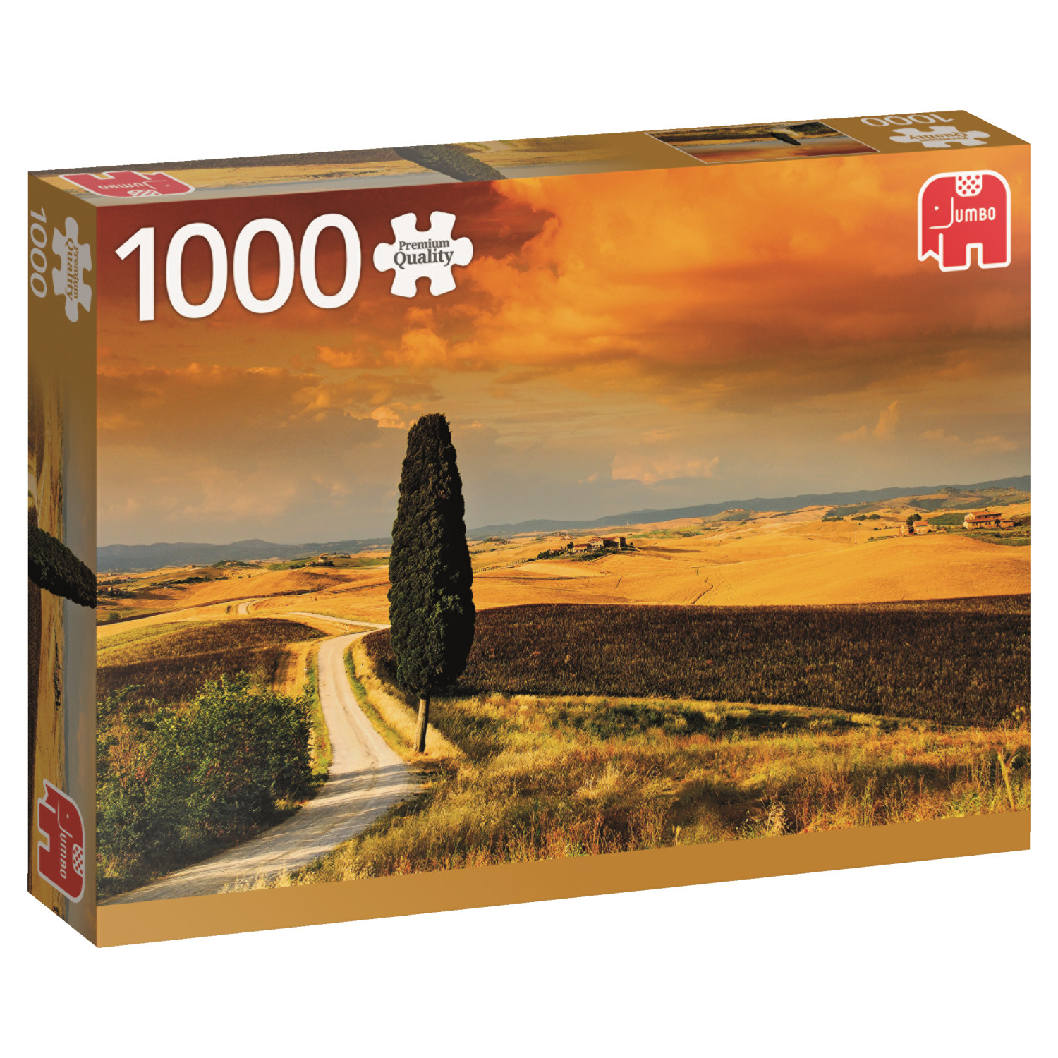 Jumbo 18362 Puzzle Puesta de Sol en la Toscana 1000 Piezas