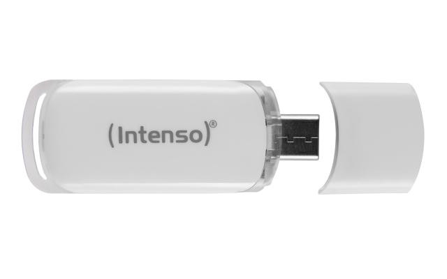 Intenso Flash Line 32 GB - Type C Memoria USB - Super Speed USB 3.1, Blanco