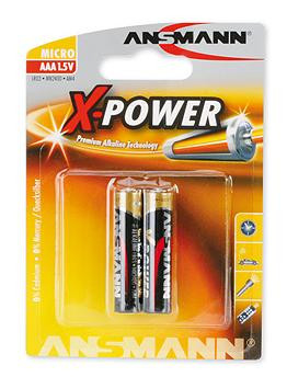 Ansmann 5015603 X-Power 2x batería alcalina AAA LR03