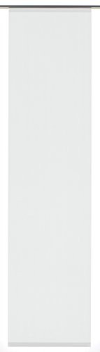 Blanco poliéster Gardinenbox Panel japonés Micro Satin Opaco 245 x 60 cm 
