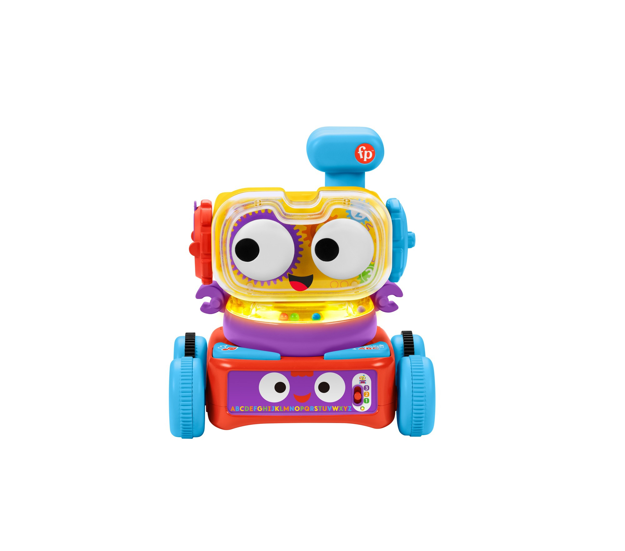 Mattel- Robot Sonidos y luz, Multicolor (A2102593) Embalaje Deteriorado
