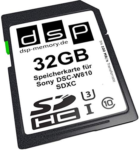 Tarjeta de Memoria Speed de GB para Digital Sony DSC-W810 SDXC