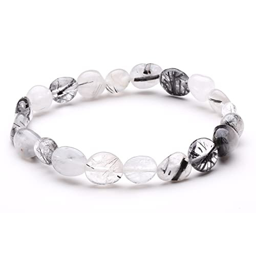 Pulsera de piedra natural para hombre, pulsera de protección para regalo de padre y mujer, pulsera de perlas para cumpleaños, día de la madre