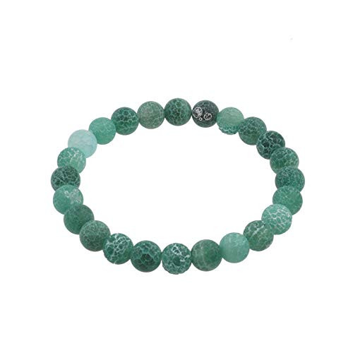 Pulsera de piedra natural para hombre, pulsera de protección para regalo de padre y mujer, pulsera de perlas para cumpleaños, día de la madre